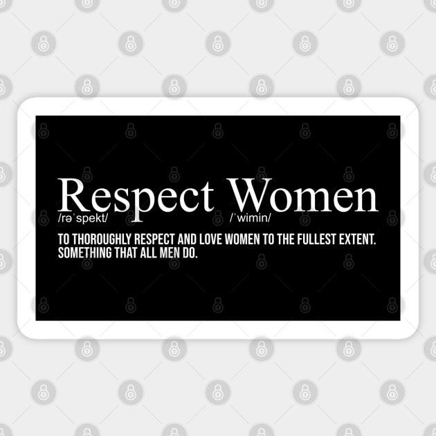 Respect Women Definition Sticker by artsylab